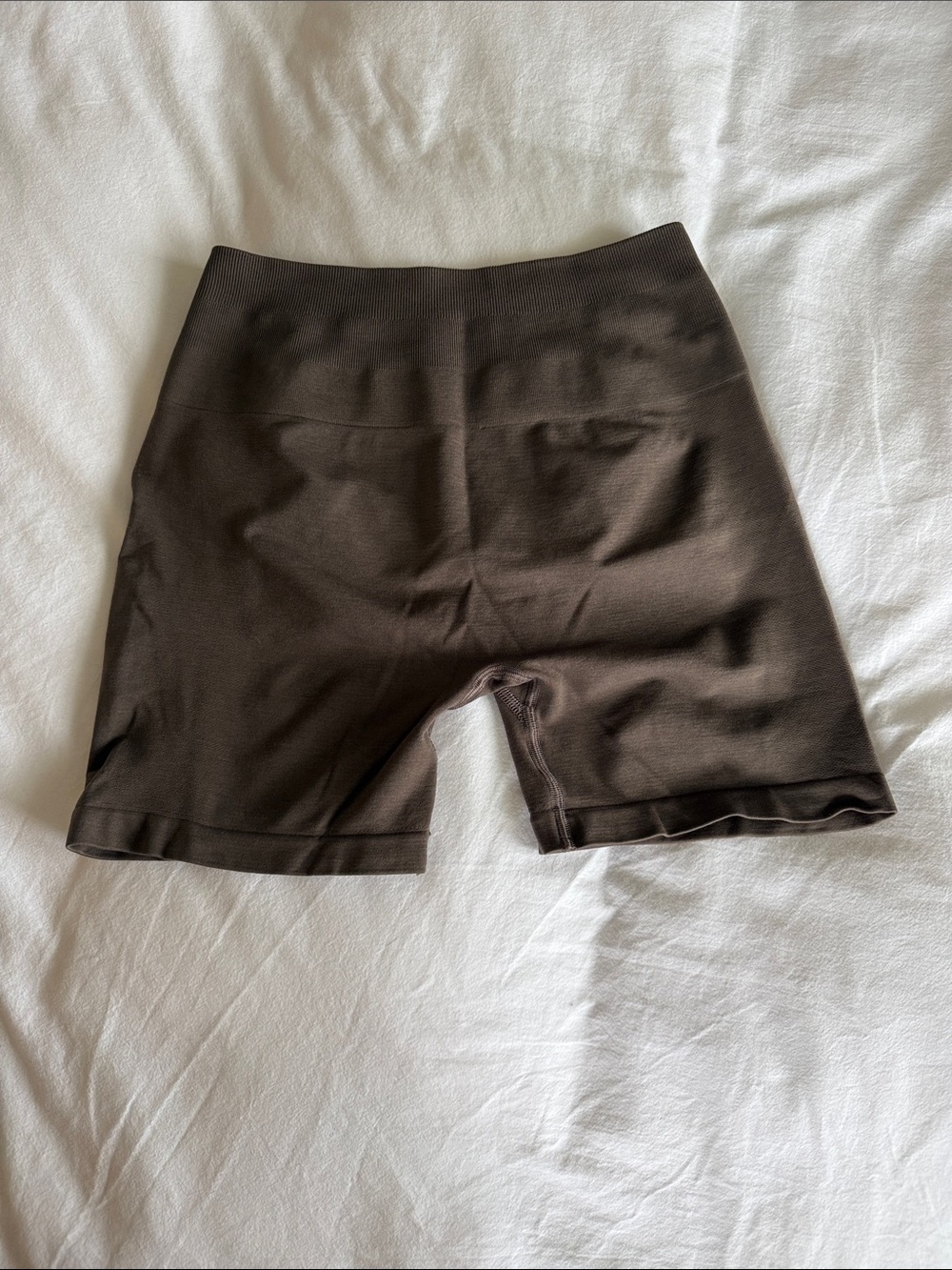 Brown Alphalete seamless shorts